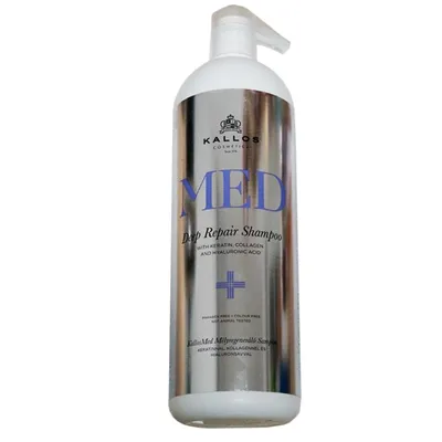 Kallos Med,  Deep Repair Shampoo (Szampon do włosów z keratyną i kwasem hialuronowym)