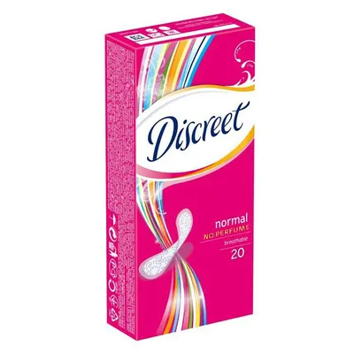 Discreet Normal No Perfume Breathable (Bezzapachowe wkładki higieniczne)