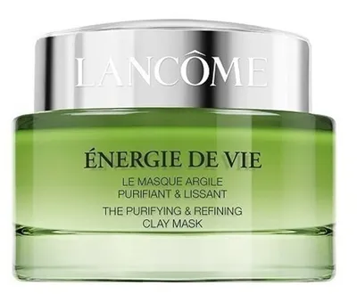 Lancome Énergie de Vie, The Purifying & Refining Green Clay Mask (Oczyszczająca maska do twarzy z zieloną glinką)