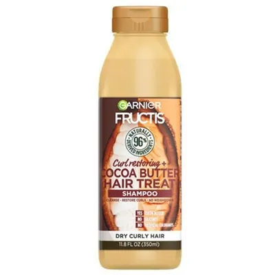 Garnier Fructis, Hair Food, Cocoa Butter Hair Treat Shampoo (Szampon do włosów kręconych)