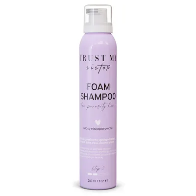 Trust My Sister Low Porosity Hair, Foam Shampoo (Szampon do włosów niskoporowatych)