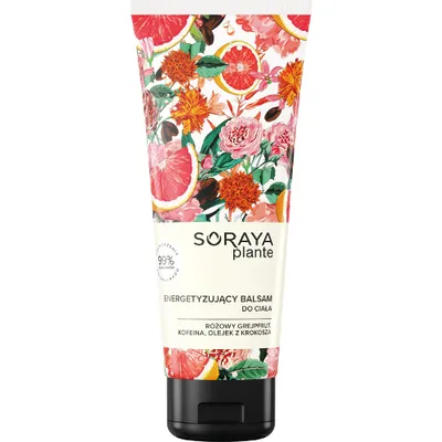Soraya Plante, Energetyzujący balsam do ciała `Różowy grejpfrut, kofeina, olejek z krokosza`
