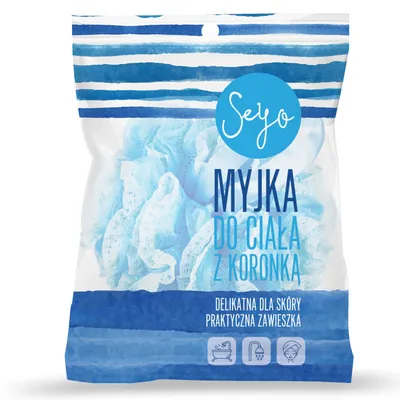 Seyo Myjka do mycia ciała z koronką