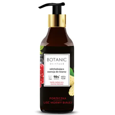 Botanic Skin Food Odmładzająca esencja `Porzeczka i liść morwy białej`