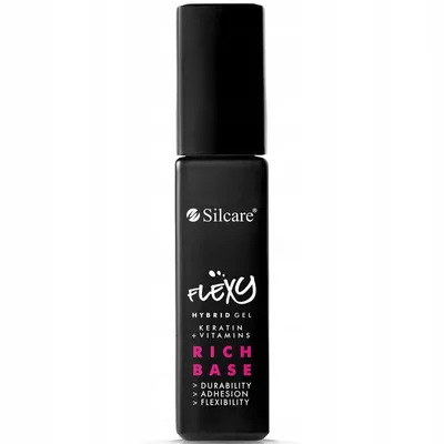 Silcare Flexy, Hybrid Gel Keratin + Vitamins Rich Base (Baza keratynowo - witaminowa)
