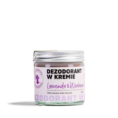 Manufaktura Bursztynnika Lawenda & Werbena, Dezodorant w kremie