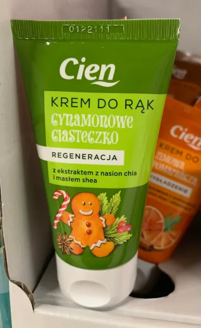 Cien Krem do rąk `Cynamonowe Ciasteczko`