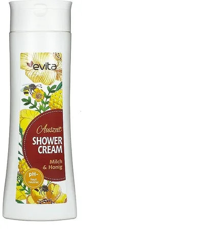 Evita Shower Cream Milk & Honey (Kremowy żel pod prysznic `Mleko i miód`)