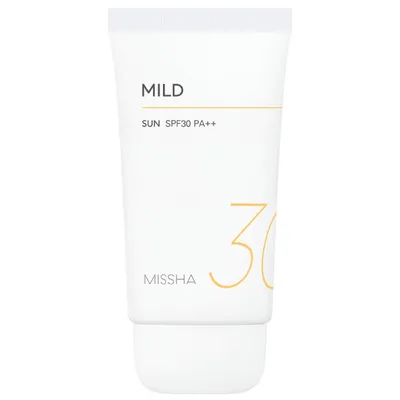 Missha Mild Sun SPF 30 PA ++ (Bloker przeciwsłoneczny na bazie naturalnych składników)