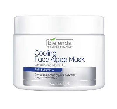Bielenda Professional Face Program, Cooling Face Algae Mask with Rutin and Vitamin C (Chłodząca maska algowa do twarzy z rutyną i witaminą C)