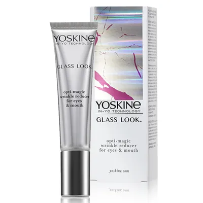 Yoskine Glass Look, Opti-Magic Wrinkle Reducer For Eyes & Mouth (Odmładzający  krem do okolic oczu i ust)