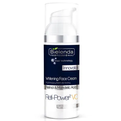 Bielenda Professional Reti-Power2 VC, Whitening Face Cream (Wybielający krem do twarzy)