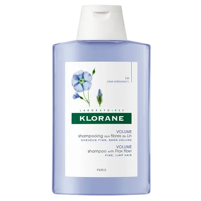 Klorane Shampooing aux Fibres de Lin (Szampon na bazie włókien lnu dodający objętość)