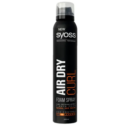 Syoss Air Dry Curl, Foam Spray (Pianka do włosów kręconych)