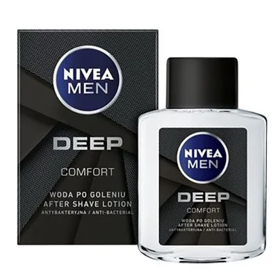 Nivea Men, Deep, After Shave Lotion (Woda po goleniu antybakteryjna)