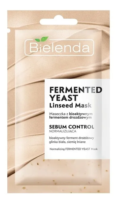 Bielenda Fermented Yeast Linseed Mask Sebum Control (Normalizująca maseczka z bioaktywnym fermentem drożdżowym)