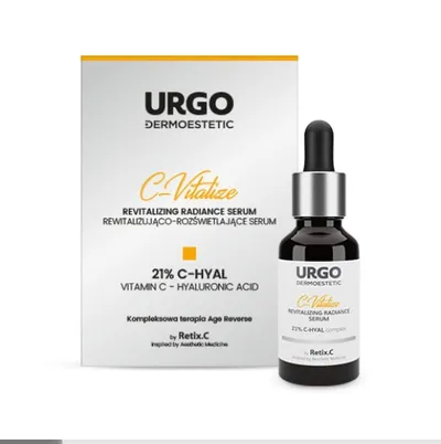 URGO Dermoestetic C-Vitalize, Revitalizing Serum 21% C-HYAL (Serum rewitalizująco-rozświetlające)