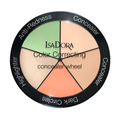 IsaDora Color Correcting Concealer Wheel (Paleta korektorów do twarzy)