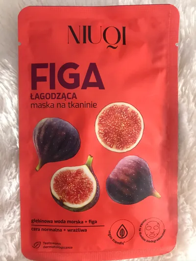 Niuqi Łagodząca maska na tkaninie `Figa`