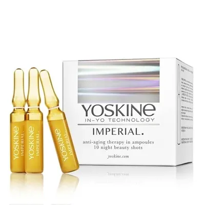 Yoskine Imperial Anti-Aging Therapy In Ampoules 10 Nights Beauty Shots (Przeciwzmarszczkowa kuracja w ampułkach)
