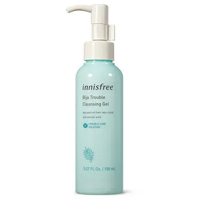 Innisfree Bija Anti-Trouble Cleansing Gel Oli-Free (Żel do mycia twarzy dla cery problematycznej)