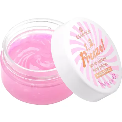 Essence 1, 2, Freeze! , Gel Sorbet Face Primer Hydrating (Baza nawilżająca o konsystencji sorbetu)