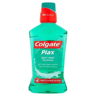 Colgate Plax, Soft Mint, Mouthwash (Płyn do płukania jamy ustnej)