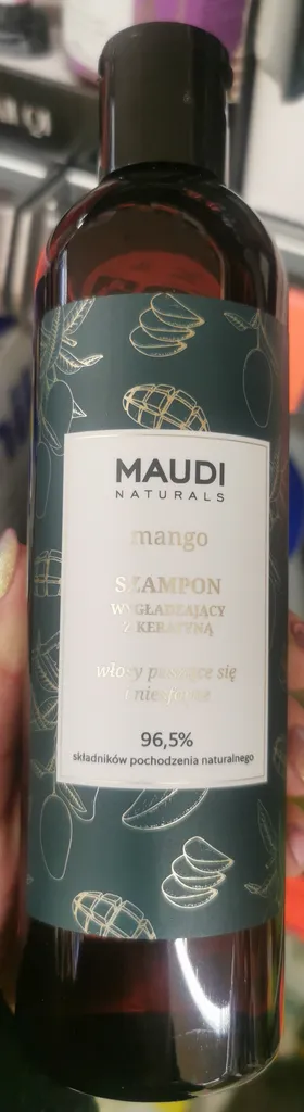 Maudi Naturals Mango, Szampon wygładzający z keratyną