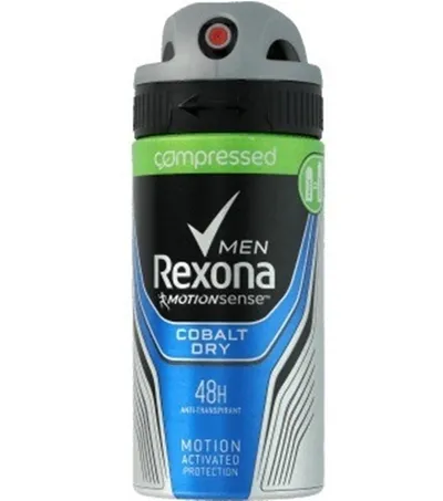 Rexona Men Motionsense, Cobalt Dry Deodorant Spray 48h (Antyperspirant męski w sprayu)