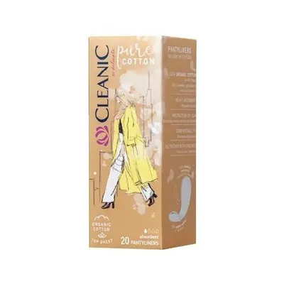 Cleanic Pure Cotton Pantyliners (Wkładki higieniczne z bawełny organicznej)