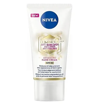 Nivea Cellular Luminous 630, Anti Dark-Spot Advanced Hand Cream SPF15 (Antypigmentacyjny krem ​​do rąk)