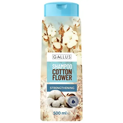Gallus Strengthening Shampoo Cotton Flower (Wzmacniający szampon do włosòw `Kwiat bawełny`)