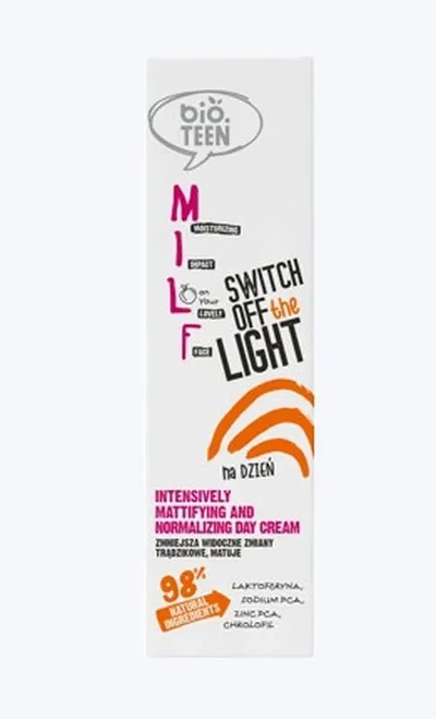 bio.Teen Intensively Mattifying and Normalizing Day Cream (Intensywnie matujący i normalizujący krem na dzień)
