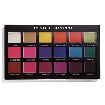 Revolution Pro Regeneration Palette Trends Mischief Mattes (Paleta 18 cieni do powiek)
