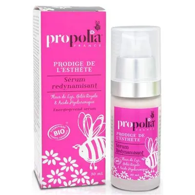 Beeyes Propolia, Prodige de l'Esthete Serum Redynamisant (Serum odmładzające z kwasem hialuronowym i mleczkiem pszczelim)