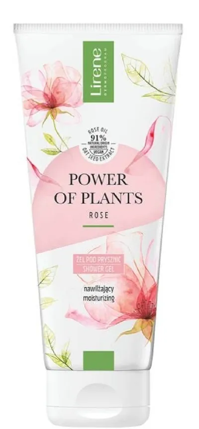 Lirene Dermoprogram Power of Plants, Żel pod prysznic `Rose`