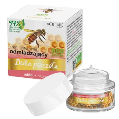 Vollare Cosmetics Dzika Pszczoła, Naturalnie odmładzający krem do twarzy