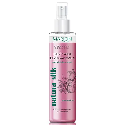 Marion Natura Silk, Błyskawiczna odżywka rozświetlająca włosy