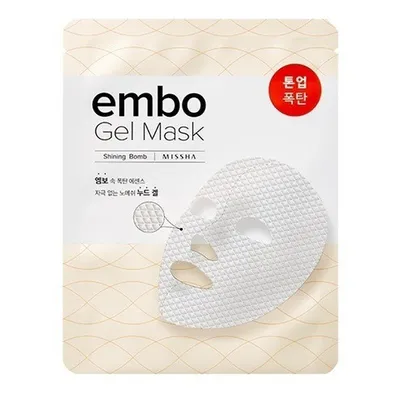 Missha Shining - Bomb, Embo Gel Mask (Maseczka żelowa rozświetlająca)