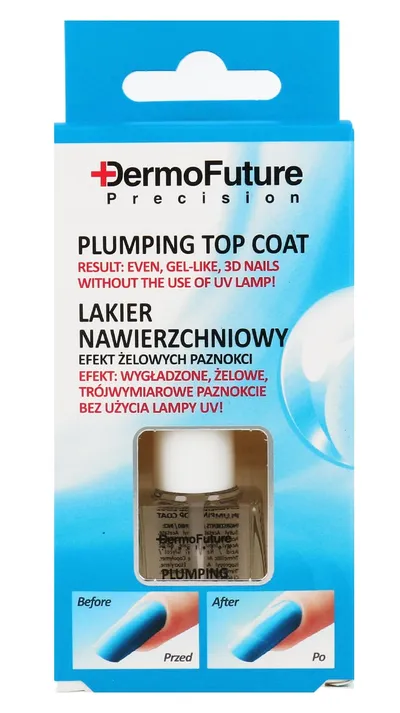 Dermofuture Precision Plumping Top Coat (Lakier nawierzchniowy efekt żelowych paznokci)