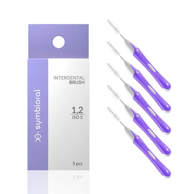 Symbioral Interdental Brush 1,2 ISO 2 (Szczoteczki międzyzębowe)