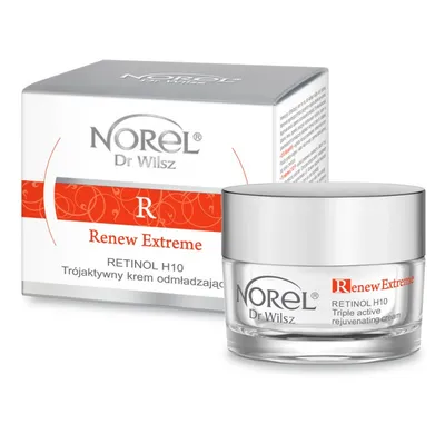 Norel Dr Wilsz Renwe Extreme, Retinol H10, Trójaktywny krem odmładzający