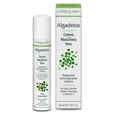 L'Erbolario Algadetox, Crema Maschera Viso (Krem- maska na noc)