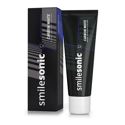 Smilesonic Carbon White Toothpaste (Pasta do zębów z węglem aktywnym)