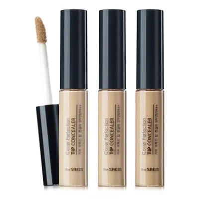 The Saem Cover Perfection Tip Concealer SPF28 PA++ (Korektor kryjący do twarzy)