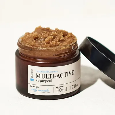Phenomé Multi - Active Sugar Peel (Cukrowy peeling i maska do twarzy 2 w 1)