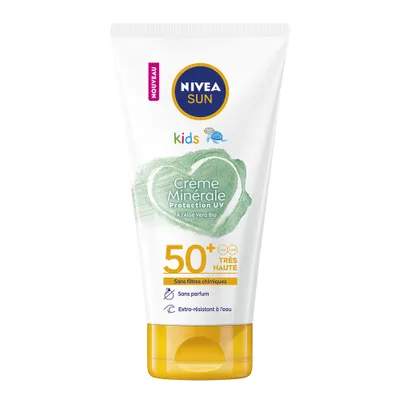 Nivea Sun Kids, Krem przeciwsłoneczny z filtrami mineralnymi SPF 50 dla dzieci