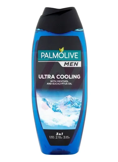 Palmolive Men, Ultra Cooling, Chłodzący żel pod prysznic 3 w 1