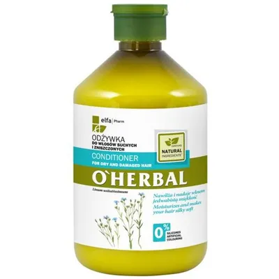 O'Herbal Odżywka do włosów suchych i zniszczonych z ekstraktem z lnu