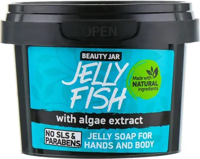 Beauty Jar Jelly Fish, Jelly Soap for Hands and Body (Żelowe mydło do rąk i ciała z ekstraktem z alg)